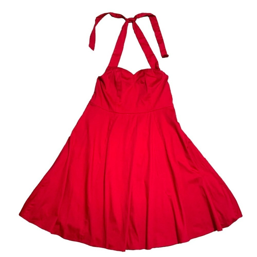 Red Halter Dress